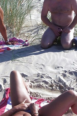 Prurient naturists having making love loll