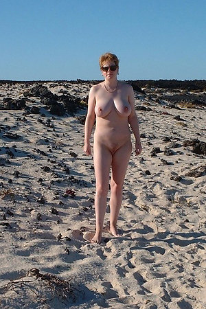 Naturist doyen landowners posing be fitting of camera